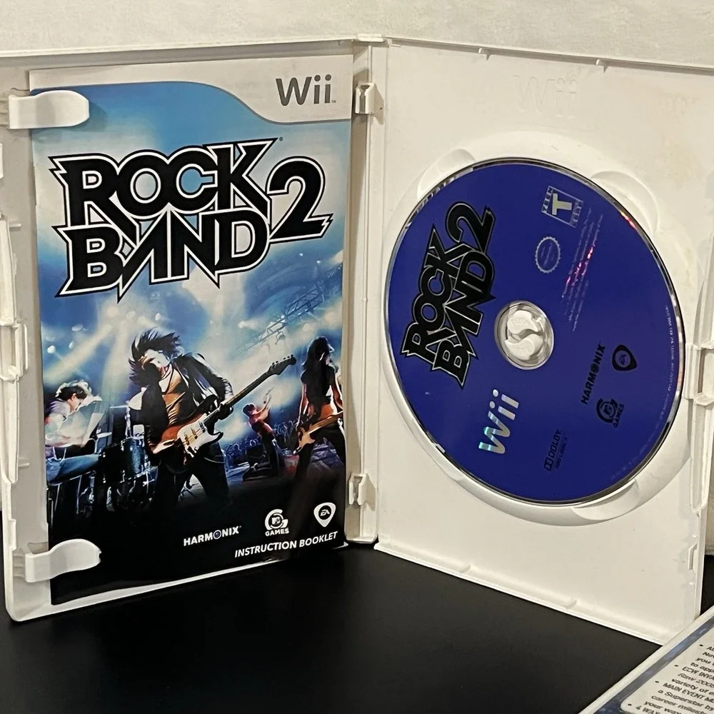 Wii Games Cabela's Big Game Hunter 2010 Nintendo Rock Band 2 Smack Down Raw 2008